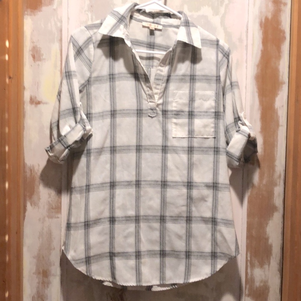 Plaid tunic